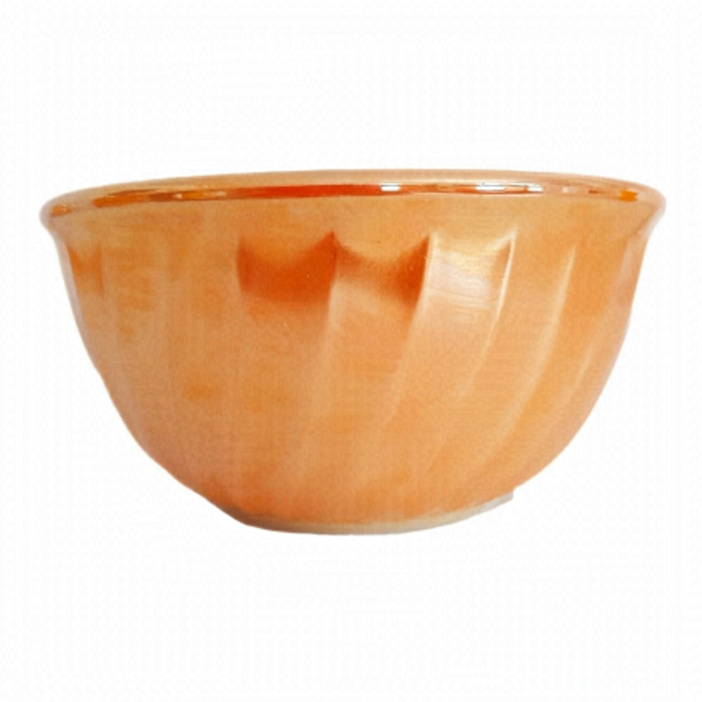 Peach Lustre Fire King Bowl